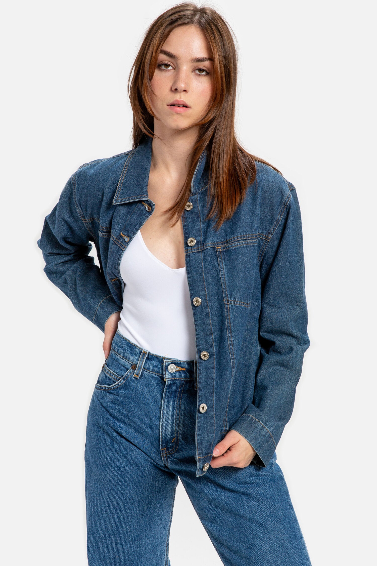 MASSTARD DenimJacket【DENNY】VINTAGE WASH MASSTARD DenimJacket【DENNY】VINTAGE WASH